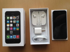 iPhone 5S 16Gb free, Space Gray , la cutie accesorii originale, garantie emag foto