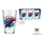 Set 3 pahare cu Disney Spiderman din sticla capacitate 237 ml