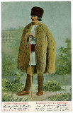 2705 - ETHNIC man, Shepherd, port popular - old postcard, CENSOR - used - 1904, Circulata, Printata