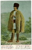 2705 - ETHNIC man, Shepherd, port popular - old postcard, CENSOR - used - 1904, Circulata, Printata