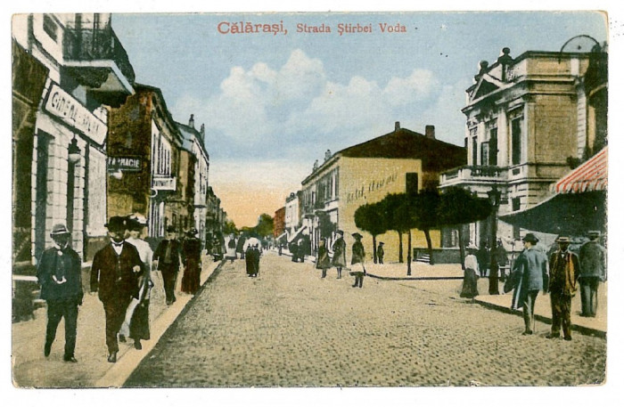 973 - CALARASI, Street Stirbei Voda, Romania - old postcard - used