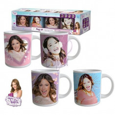 Set de 4 cani Disney Violetta din portelan foto