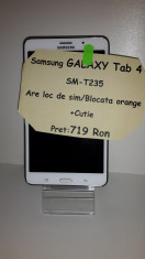 SAMSUNG GALAXY TAB 4 T235 + CUTIE, BLOCATA ORANGE/ ARE LOC DE SIM (CTG) foto