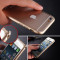 Husa bumper protectie din ALUMINIU metal culoare gold telefon Iphone 6 4.7