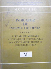 Indicator De Norme De Deviz Pentru Lucrari De Montare A Utila - Colectiv ,154928 foto