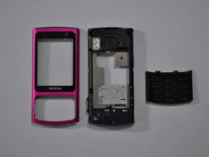 Carcasa Nokia 6700 Slide 3 Piese - Roz foto