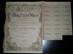 Actiune Banca Sporul Muncei, 500 lei, 1923 foto
