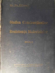 Statica Constructiilor Si Rezistenta Materialelor - Gh.em. Filipescu ,155482 foto
