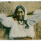 2695 - Ethnic, GYPSY woman, Romania - old postcard - unused