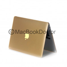 Carcasa Protectie Apple MacBook Pro 13 Gold metalic Slim --- 129 Ron foto