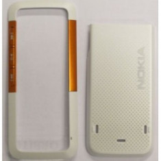Carcasa Nokia 5310 alb+orange foto