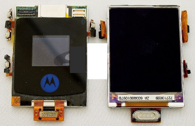 LCD Motorola V3i Dual original swap Uzat foto
