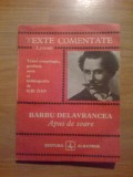 b2 Barbu Delavrancea - APUS DE SOARE - texte comentate
