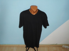 TRICOU CU ANCHIOR MIAMI BEACH 100% ORIGINAL 100% BUMBAC NEGRU COMPLET MARIMEA L SAU XL foto