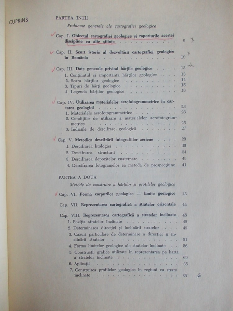 S.PAULIUC - CARTOGRAFIE GEOLOGICA - BUCURESTI - 1968 - 2130 EX. | Okazii.ro