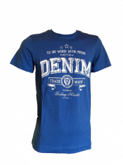 Tricou Tom Tailor Demin Blue foto