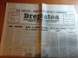 Ziarul dreptatea 20 martie 1990