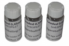 SET MIC 3 X 25K BILE BGA REBALLING CU PLUMB | LEADED | CERTIFICATE SGS | DIMENSIUNILE UZUALE foto