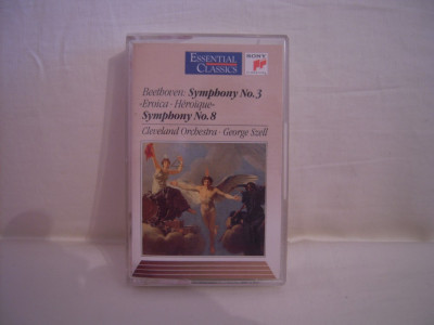 Caseta audio Beethoven - Symphony No 3-Eroica &amp;amp; Symphony No 8-,originala foto