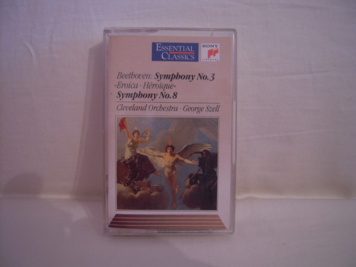 Caseta audio Beethoven - Symphony No 3-Eroica &amp; Symphony No 8-,originala