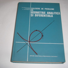 Culegere De Probleme De Geometrie Analitica Si Diferentiala - M.bercovici S. Ri
