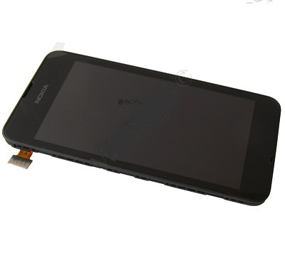 LCD+Touchscreen cu Rama Nokia Lumia 530 black original foto