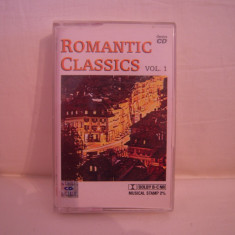 Vand caseta audio Romantic Classics-vol 1, originala, raritate