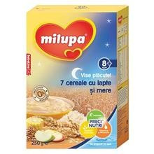 Milupa Vise Placute 7 Cereale cu Lapte si Mere 8+Luni 250gr Cod: 5900852995798 foto