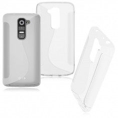 Carcasa de protectie soft TPU pentru LG G2 mini D618 - husa acopera toate marginile, nu aluneca din mana - TRANSPARENTA foto