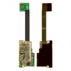 Folie banda flex cu Suport SIM Usita SIM Cititor SIM Conector SIM Card Reader Holder Nokia E90 Comunicator Originala Original foto