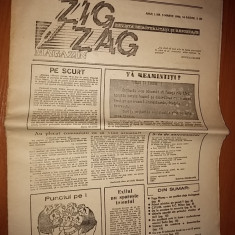 ziarul zig-zag anul 1 nr. 5 martie 1990