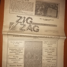 ziarul zig-zag anul 1 nr. 4 martie 1990