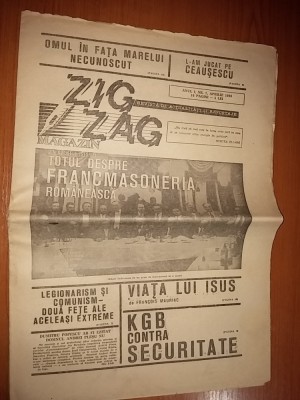 ziarul zig-zag aprilie 1990 foto