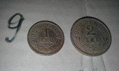 1 LEU 1924 +CADOU 2 LEI 1924 /8 foto