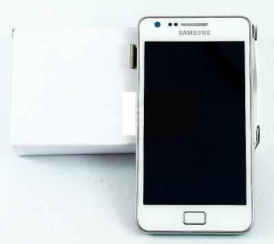 LCD+Touchscreen Samsung I9105 Galaxy S II Plus white original foto