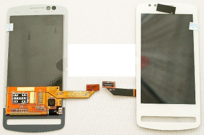 LCD+Touchscreen Nokia 700 original white foto