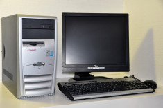 **OKAZIE** KIT CALCULATOR COMPAQ D31M PENTIUM 4 1.70 GHZ/1GB/80GB + MONITOR FUJITSU SIEMENS 17&amp;quot; GARANTIE 6 LUNI foto