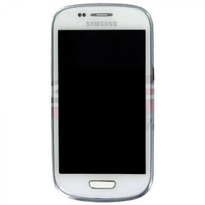 LCD+Touchscreen cu Rama Samsung i8190 Galaxy S III mini white original foto