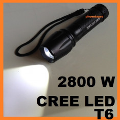 LANTERNA CREE LED T6 POWER LIGHT 2800 W foto