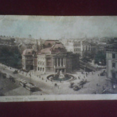 Carte postala circulata, tip. Austria, interb. ,reprez. Teatrul Popor. din Viena