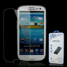 Geam De Protectie Samsung Galaxy S3 I9300 Tempered In Blister foto