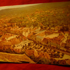 Ilustrata Sighisoara - Vedere Panoramica , circulat 1962