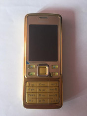 Telefon Nokia 6300, Original, Auriu, Gold, neblocat, reconditionate, in cutie foto