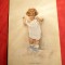 Ilustrata- Felicitare - Copil - A kis dacos, interbelica , editor Jobst - Ungaria