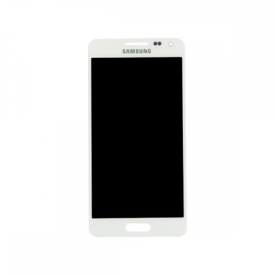 LCD Samsung Galaxy Alpha SM-G850A SM-G850F alb original display cu touchscreen foto