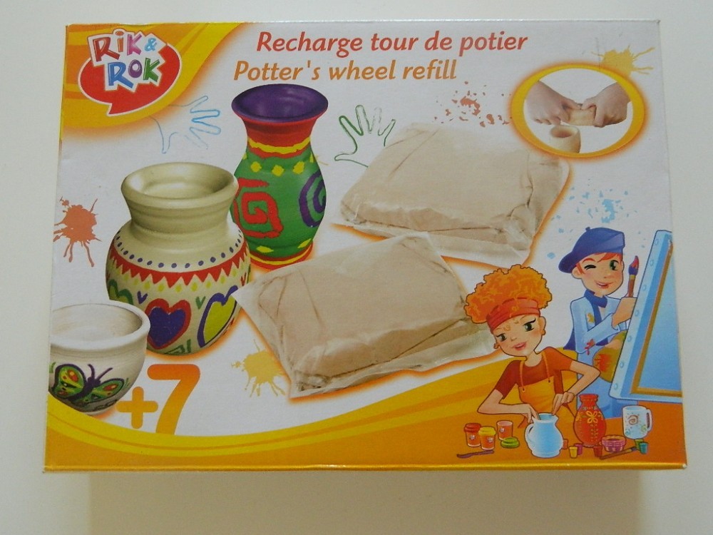 Rezerva de lut pentru Roata Olarului, lut modelaj, marca Rik Rok, 2.5 ...