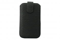 Toc Samsung Galaxy S2/S/S Plus Rustic Negru foto