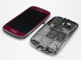 LCD+Touchscreen cu Rama Samsung i8190 Galaxy S III mini original made by Samsung Red