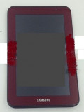 LCD+Touchscreen cu Rama Samsung Galaxy Tab 2 7.0 P3100 rosu swap original