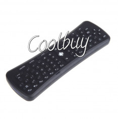 Tastatura wireless air mouse cu giroscop incorporat foto